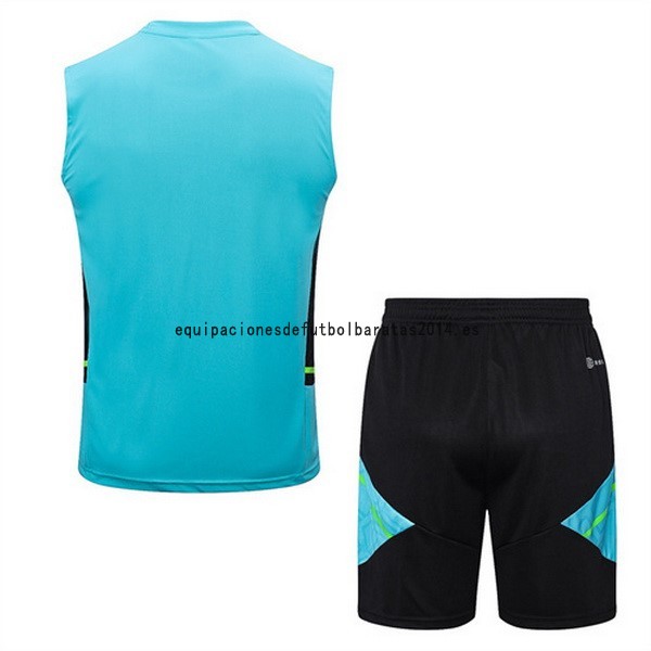 Nuevo Entrenamiento Sin Mangas Conjunto Completo Juventus 2022 2023 Verde Negro Baratas