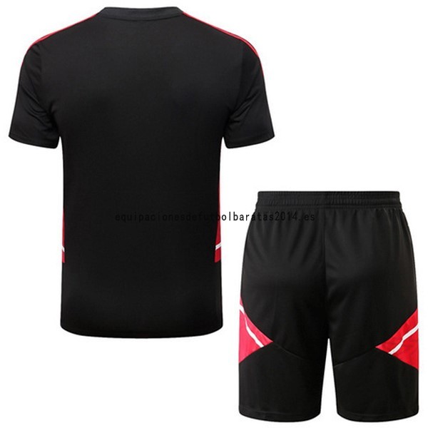 Nuevo Entrenamiento Conjunto Completo Manchester United 22 23 Negro I Rojo Baratas