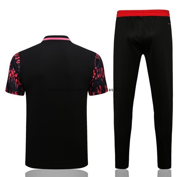 Nuevo Conjunto Completo Polo Manchester United 22/23 Rojo I Negro Baratas