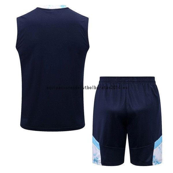 Nuevo Entrenamiento Sin Mangas Conjunto Completo Marsella 2022 2023 Azul Blanco Baratas