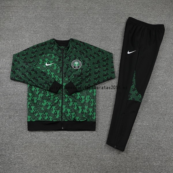 Nuevo Chandal Nigeria 2022 Verde Marino Baratas