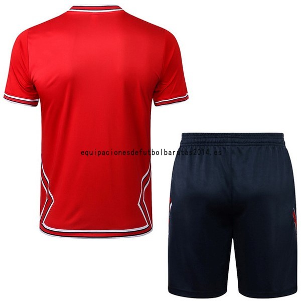 Nuevo Entrenamiento Conjunto Completo Paris Saint Germain 22/23 Rojo Azul Baratas