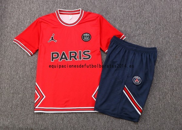 Nuevo Entrenamiento Conjunto Completo Paris Saint Germain 22/23 Rojo Azul Baratas