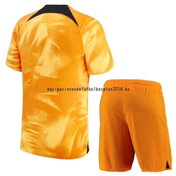 Nuevo 1ª Conjunto De Niños Países Bajos 2022 Naranja Baratas