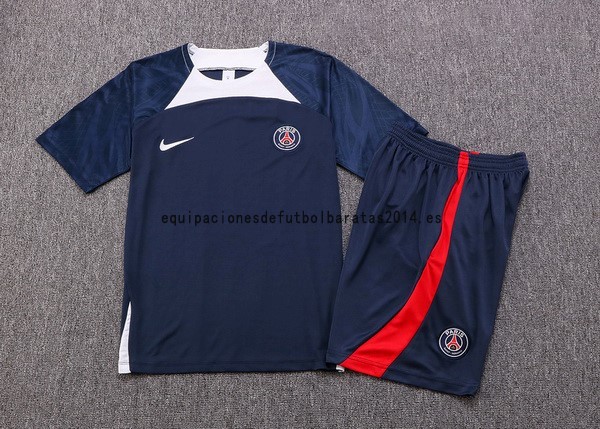 Nuevo Entrenamiento Conjunto Completo Paris Saint Germain 22/23 Azul Blanco Baratas