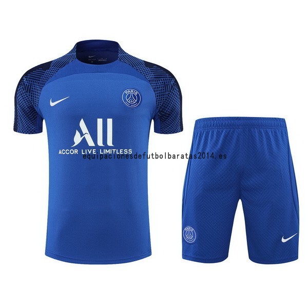 Nuevo Entrenamiento Conjunto Completo Paris Saint Germain 22/23 Azul I Blanco Baratas
