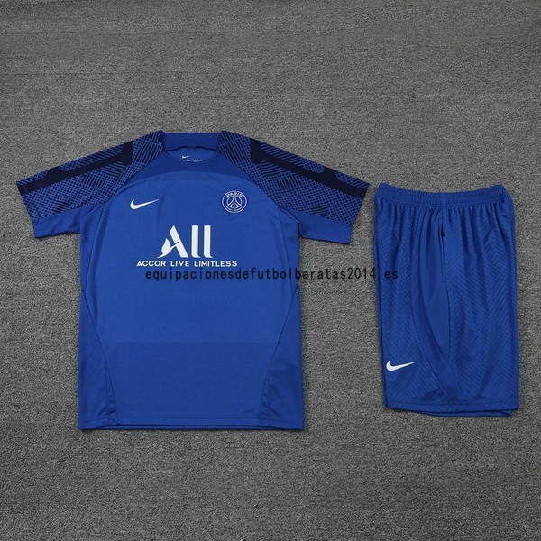 Nuevo Entrenamiento Conjunto Completo Paris Saint Germain 22/23 Azul I Blanco Baratas
