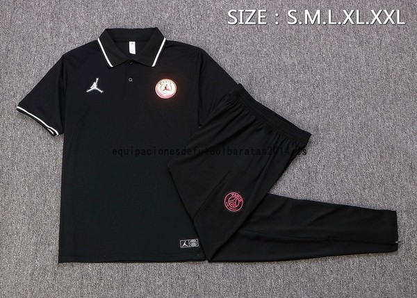 Nuevo Conjunto Completo Polo Paris Saint Germain 2022 2023 Negro Purpura Baratas