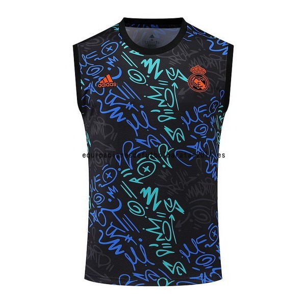 Nuevo Camiseta Sin Mangas Real Madrid 22/23 Negro I Verde Baratas