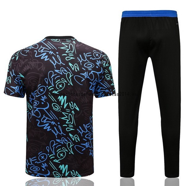 Nuevo Entrenamiento Conjunto Completo Real Madrid 22/23 Negro I Verde Baratas