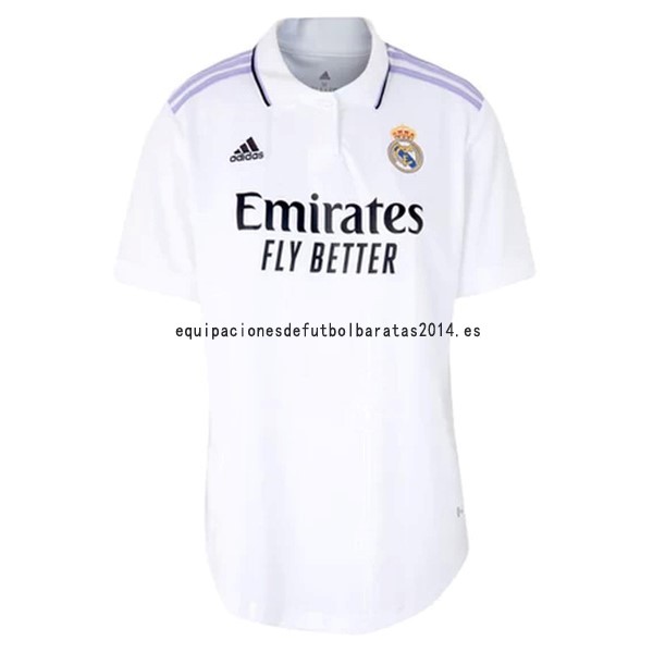 Nuevo Camiseta 1ª Liga Mujer Real Madrid 22/23 Baratas