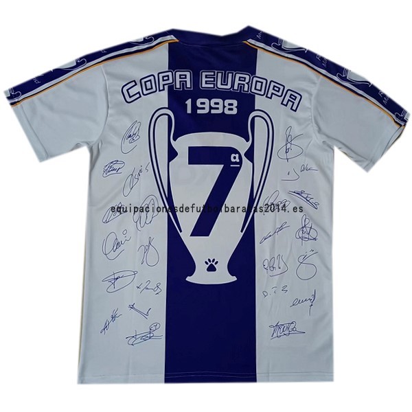 Nuevo Camiseta Especial Real Madrid Retro 1997/1998 Blanco Baratas