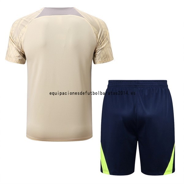 Nuevo Entrenamiento Conjunto Completo Tottenham Hotspur 22/23 Amarillo I Negro Baratas