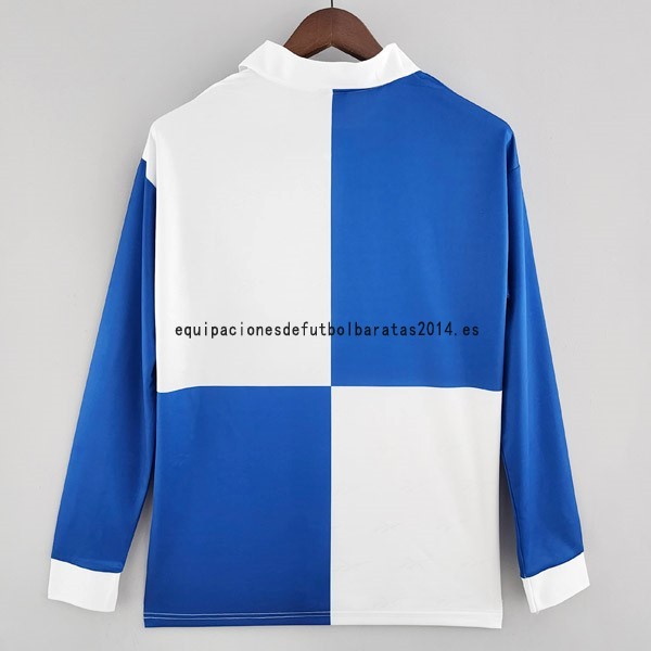 Nuevo 3ª Manga Larga Universidad Católica Retro 1998 Azul Blanco Baratas